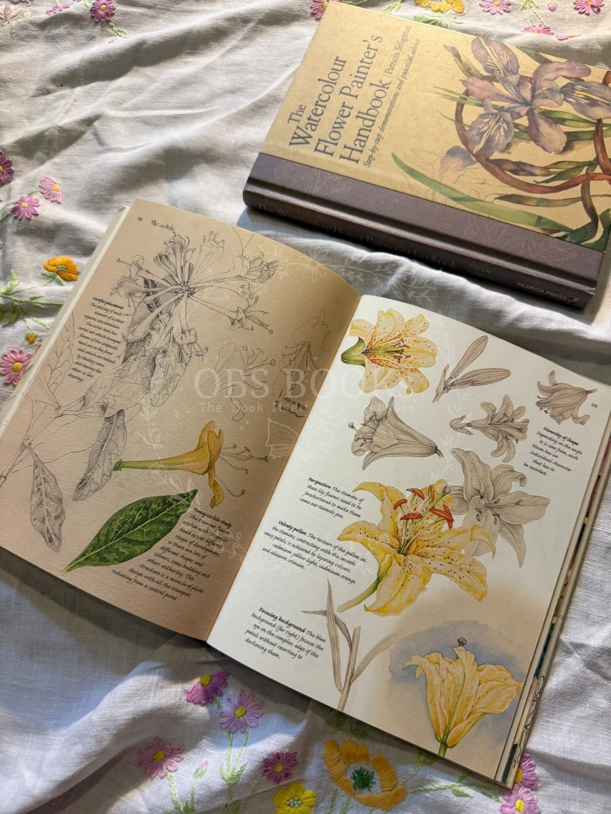 The Watercolour Flower Painter's Handbook: Step-by-Step Demonstrations and Practical Advice